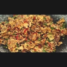 干虾炒鸡蛋的做法-香辣味炒菜谱