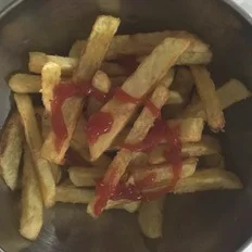 香脆薯条的做法-茄汁味炸菜谱