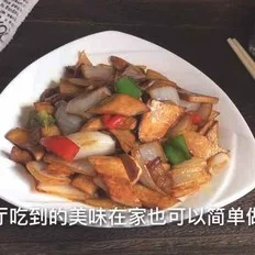 小炒杏鲍菇的做法-家常味炒菜谱