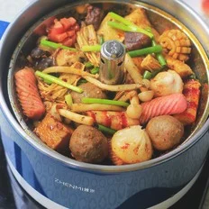 水煮双菇的做法-麻辣味煮菜谱