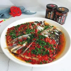 鸿运当头 剁椒鱼头的做法-香辣味蒸菜谱