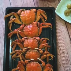 美味河蟹的做法-咸鲜味蒸菜谱