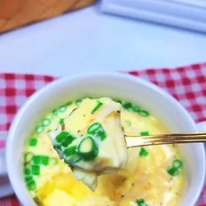 香葱虾米蒸蛋的做法-家常味蒸菜谱