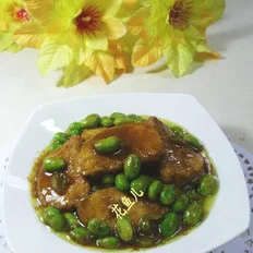 咖喱毛豆小素鸡的做法-咖喱味煮菜谱