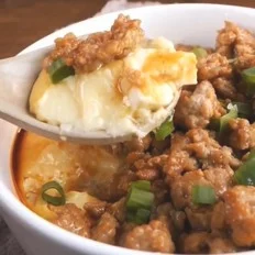 肉泥豆腐蒸蛋的做法-咸鲜味蒸菜谱