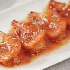 橄榄油油爆虾【孔老师教做菜】的做法-酸甜味炸菜谱