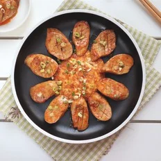 杏鲍菇腐乳煎蛋的做法-家常味煎菜谱