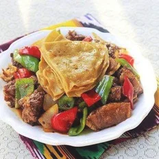 新疆羊肉封饼子的做法-家常味烧菜谱