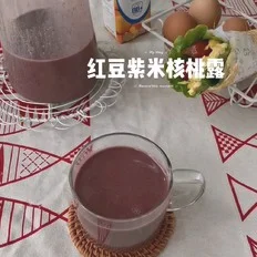 红豆紫米核桃露的做法-甜味煮菜谱