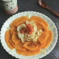 百合蒸南瓜的做法-甜味蒸菜谱