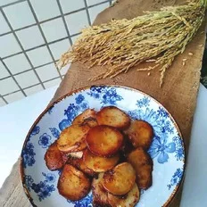 香煎杏鲍菇的做法-咸鲜味煎菜谱