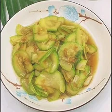 角瓜炒虾米的做法-咸鲜味炒菜谱