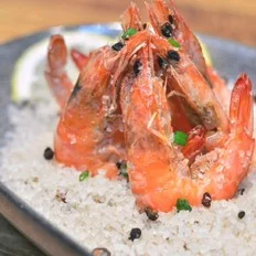 盐焗虾的做法-咸鲜味干锅菜谱