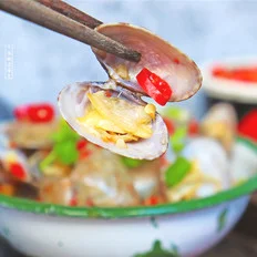 酒蒸花蛤的做法-咸鲜味蒸菜谱