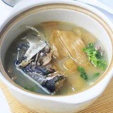 鱼头苕粉煲的做法-家常味炖菜谱