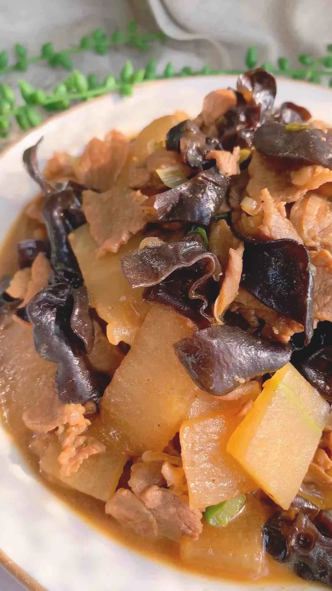 木耳冬瓜炒肉的做法-咸鲜味炒菜谱