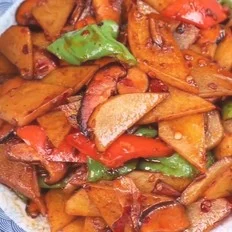 家常香菇土豆的做法-家常味炒菜谱