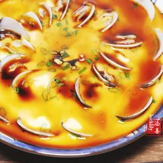 【添喜的厨房】蛤蜊蒸蛋的做法-咸鲜味蒸菜谱