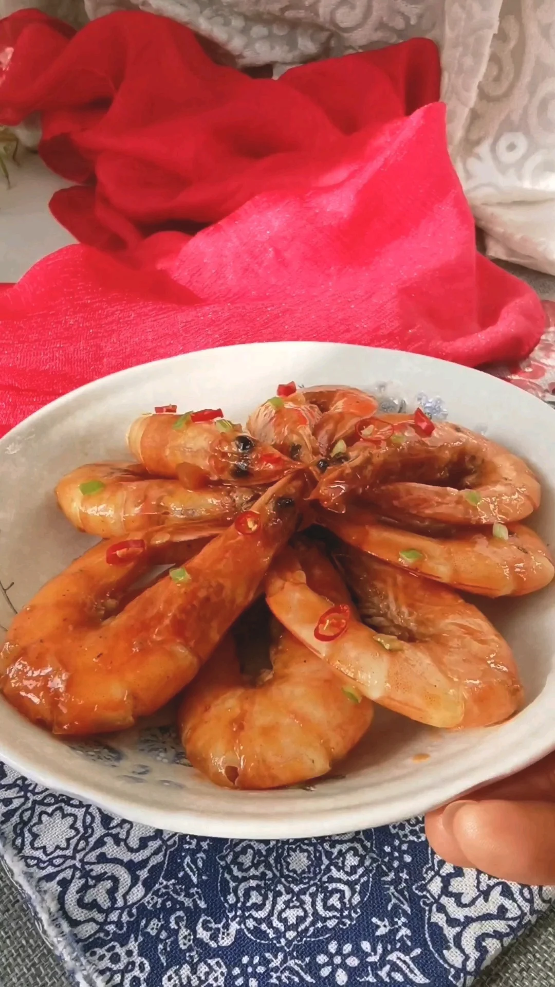 甜辣大虾的做法-其它口味炒菜谱