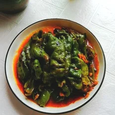 虎皮青椒的做法-酸辣味炒菜谱