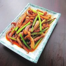 香辣鱿鱼须的做法-香辣味炒菜谱