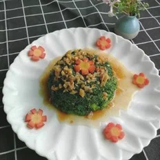 蚝油西兰花的做法-咸鲜味煮菜谱