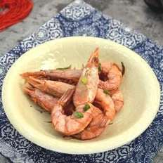 炒野生红虾的做法-咸鲜味炒菜谱