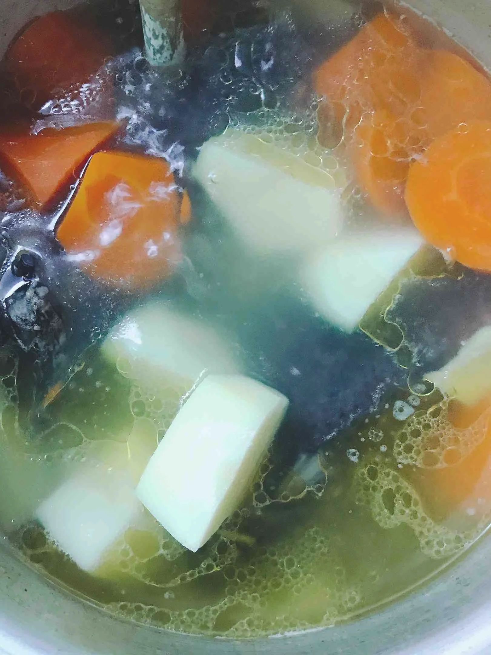 胡萝卜炖乌鸡汤的做法-咸鲜味煲菜谱