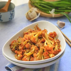 干锅菜花的做法-香辣味炒菜谱