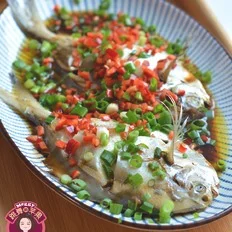 清蒸平鱼的做法-香辣味蒸菜谱