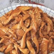 干煸杏鲍菇的做法-家常味炒菜谱