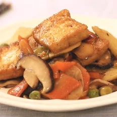 素八珍豆腐的做法-家常味炒菜谱