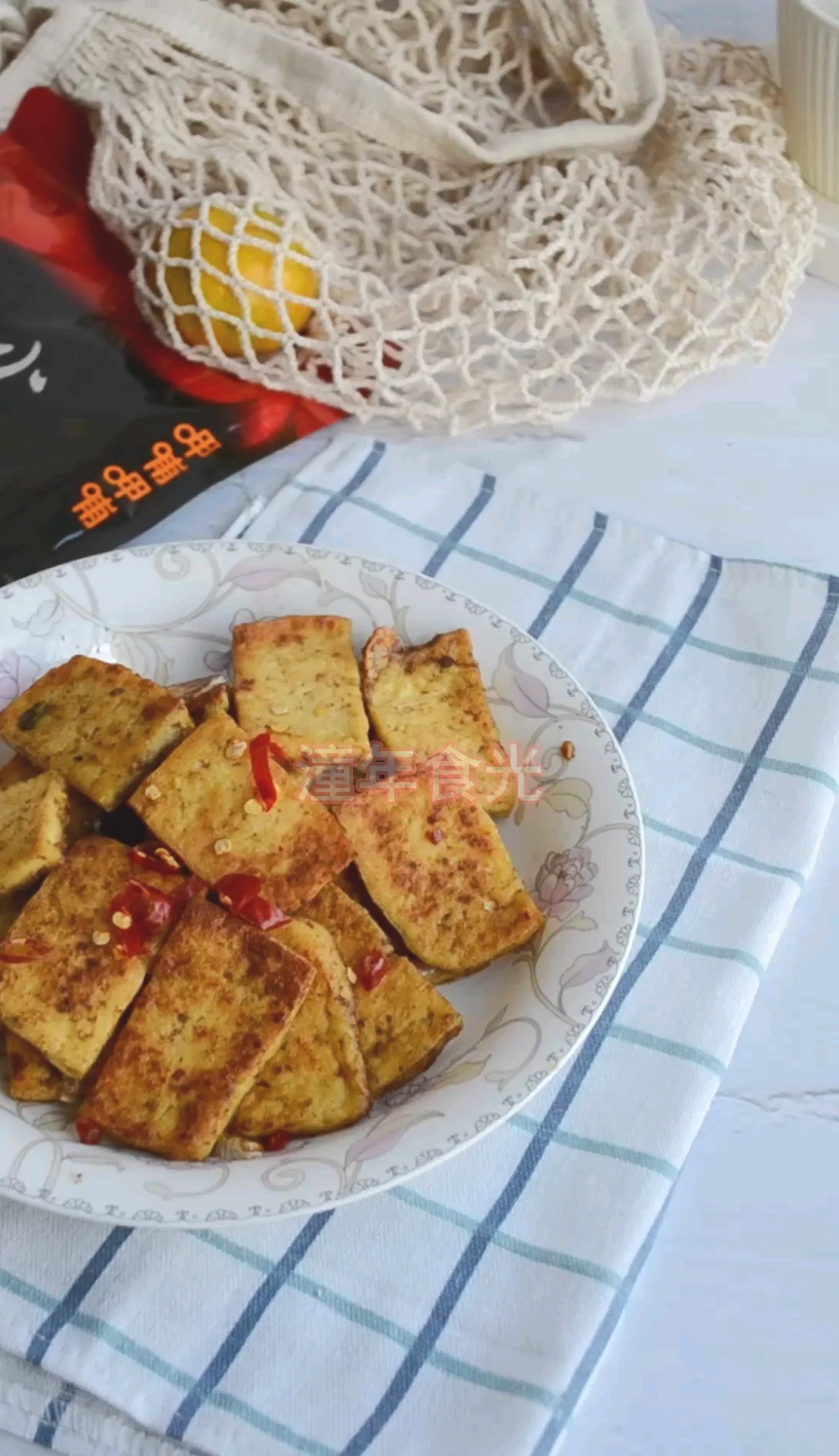 香辣脆皮豆腐的作法-麻辣味炒菜谱