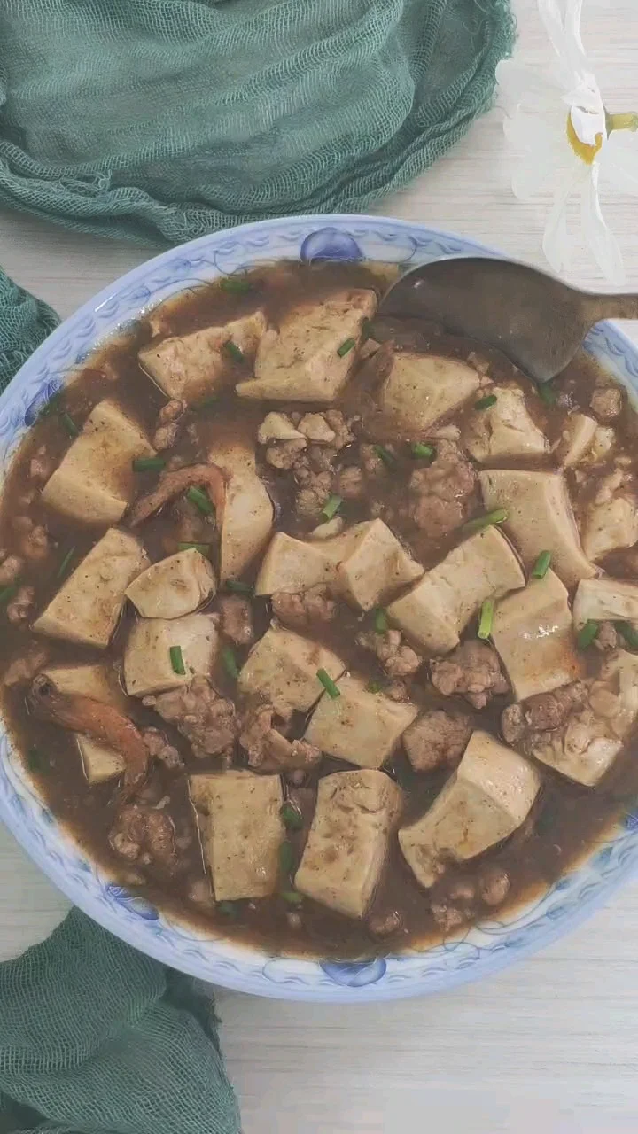 肉末炖豆腐的做法-家常味煮菜谱