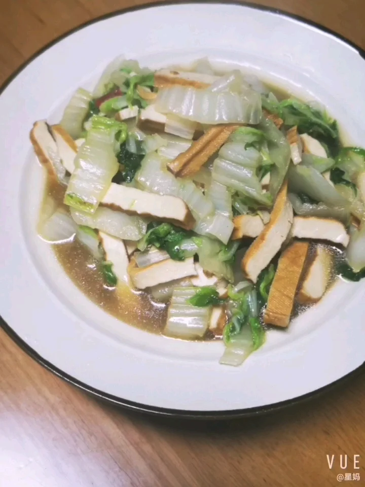 茭菜炒豆腐的做法-家常味炒菜谱