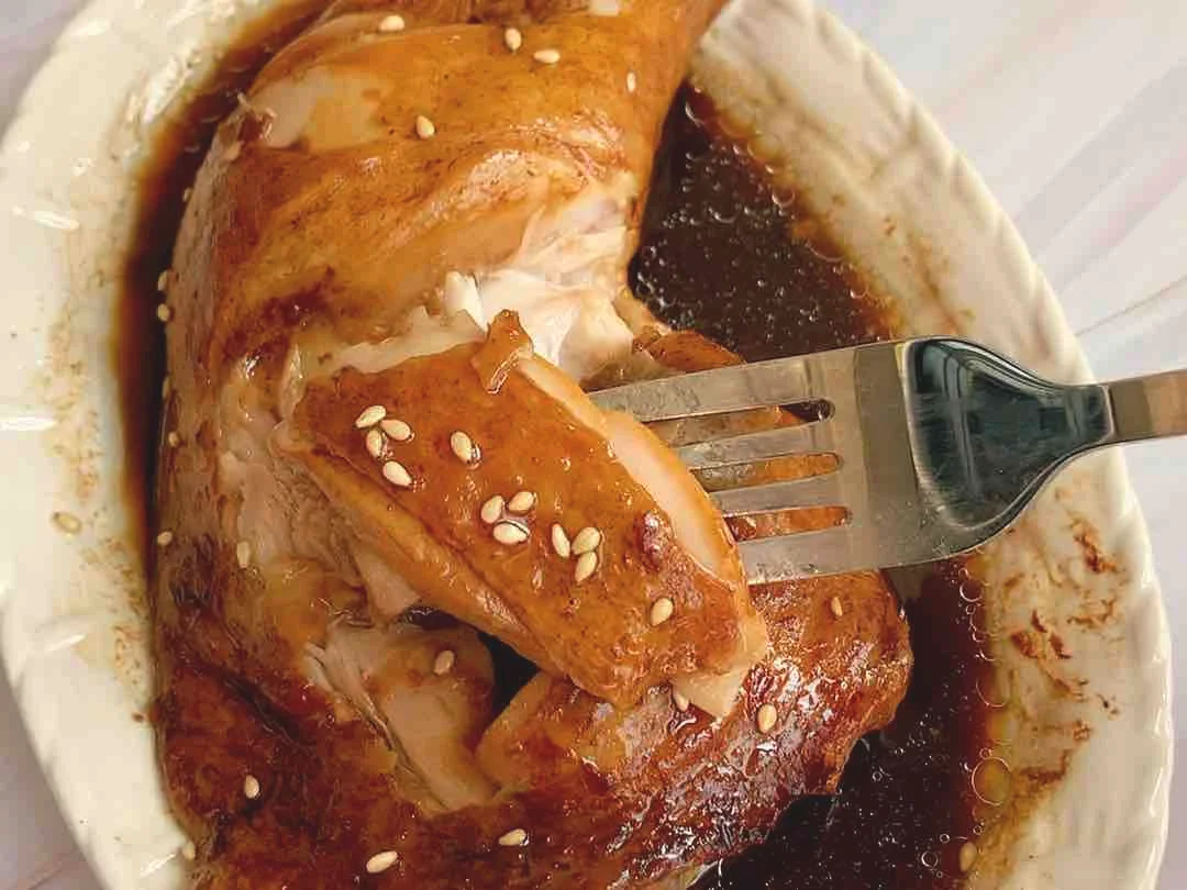 腐乳酱油蒸鸡腿的做法-咸鲜味蒸菜谱