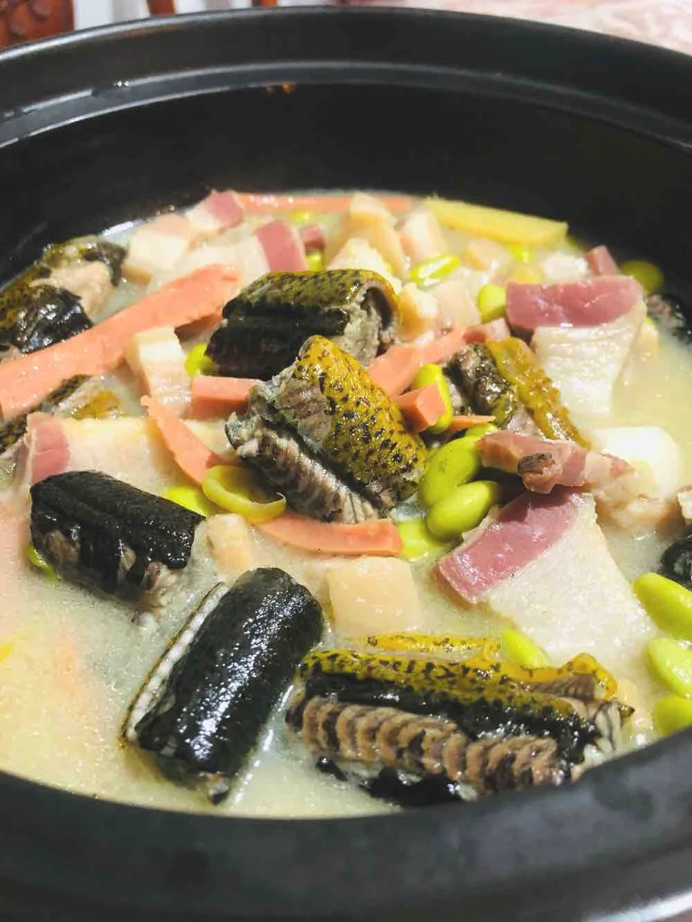 咸肉黄鳝的做法-咸鲜味煮菜谱