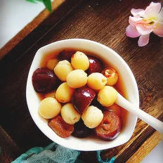 莲子蒸红枣的做法-甜味蒸菜谱