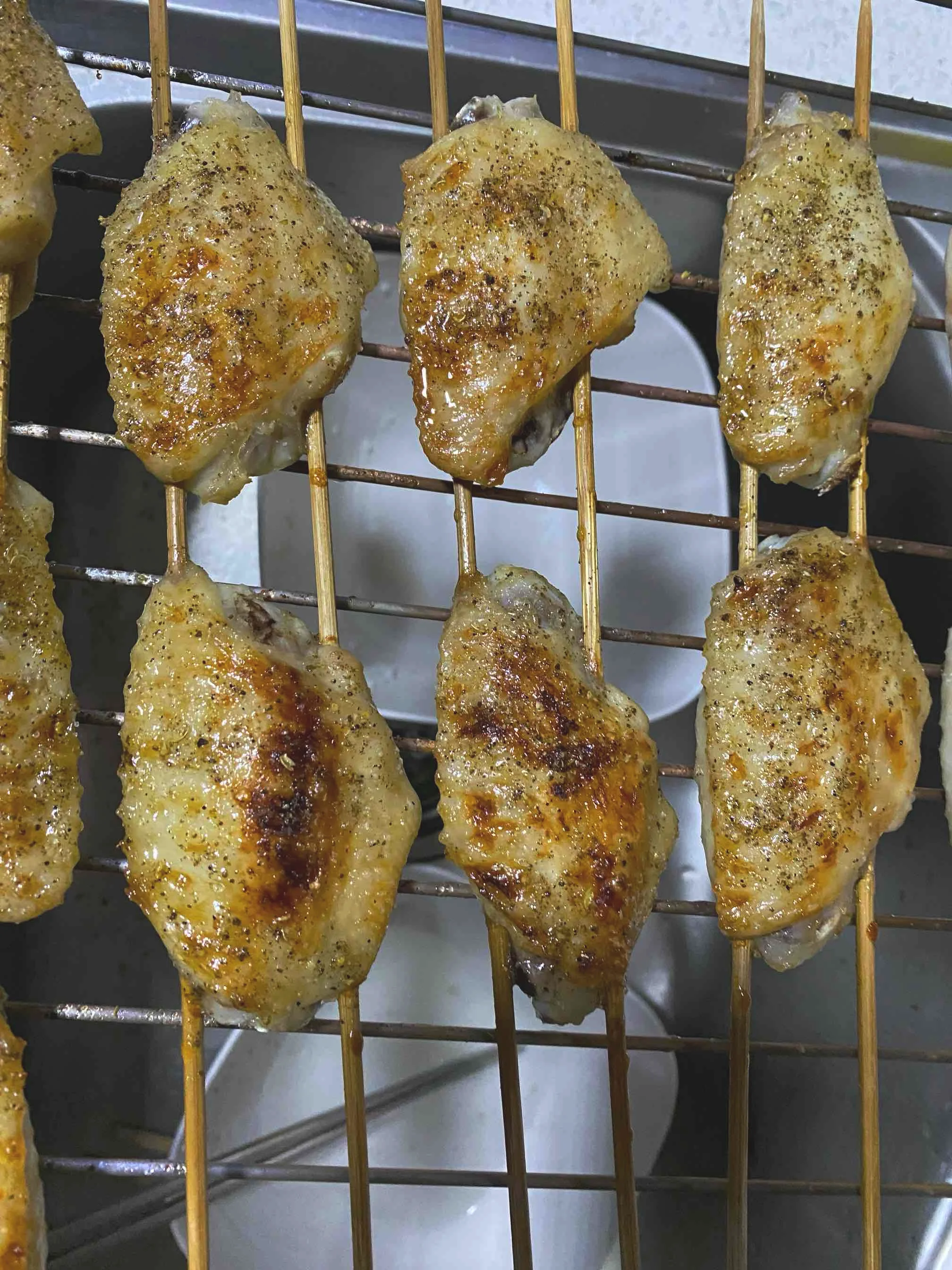 秘制烤鸡翅的做法-椒麻味烤菜谱