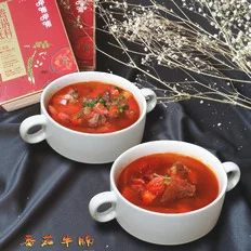 番茄牛腩(火锅底料版)的做法-茄汁味炖菜谱