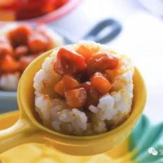 樱桃肉米饭碗  宝宝辅食食谱的做法-家常味炒菜谱