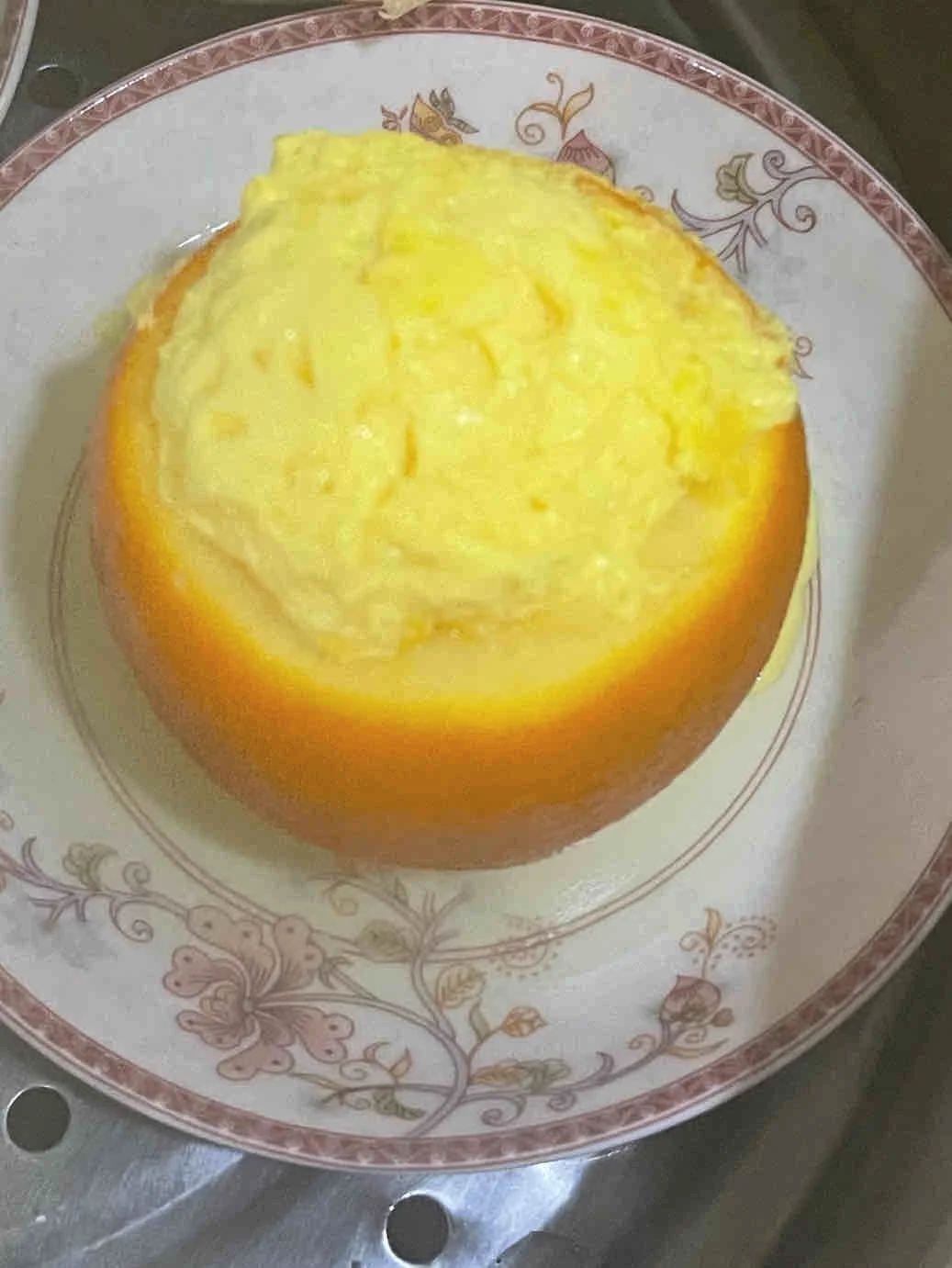 香橙蒸蛋的做法-甜味蒸菜谱