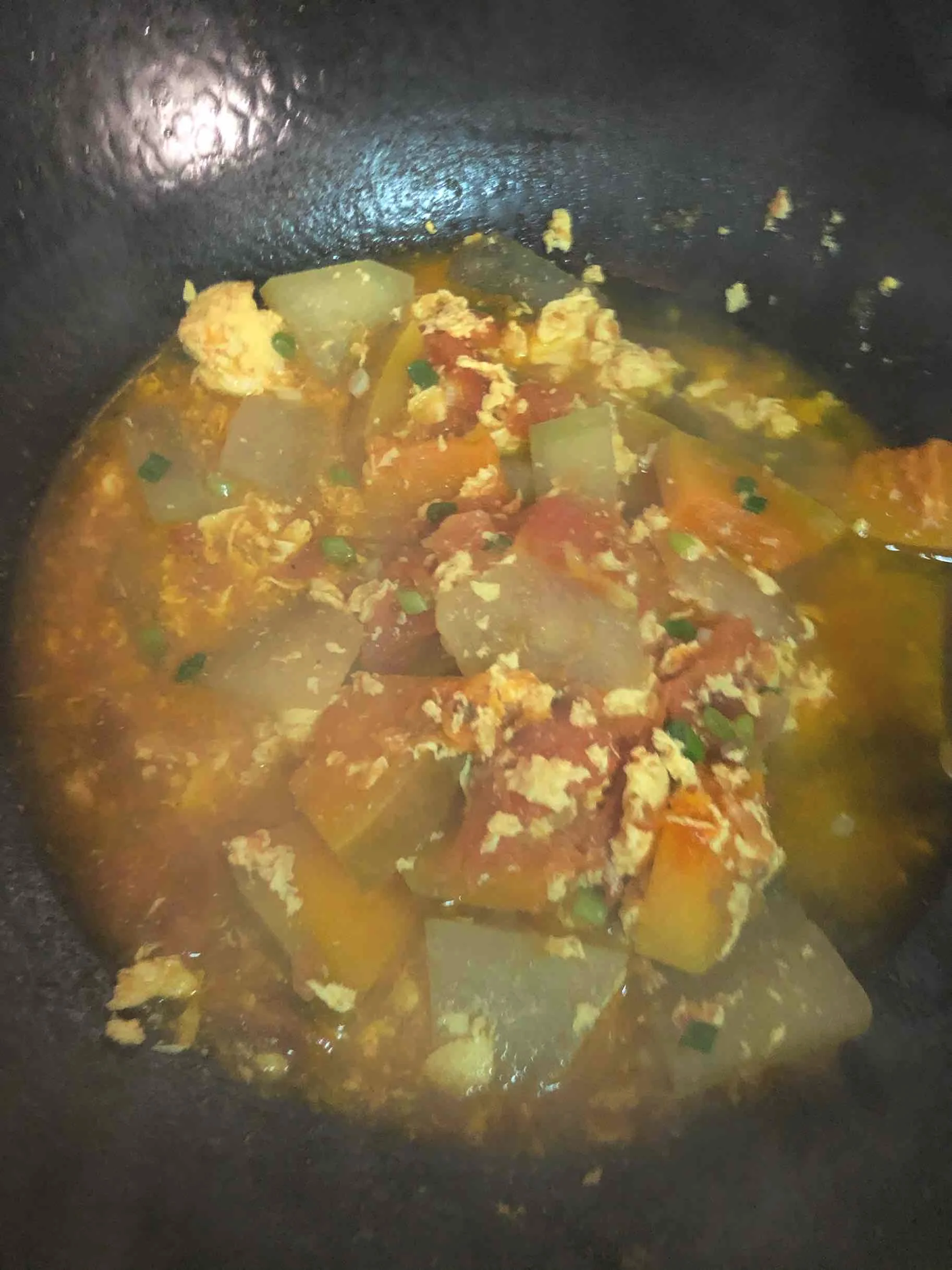 西红柿冬瓜汤的做法-咸鲜味煮菜谱