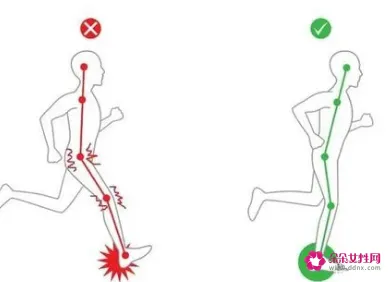 跑步正确的落脚方式图不长小腿肌肉