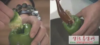 酿青椒的做法