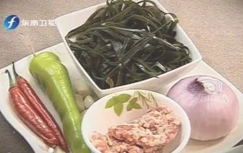 海带炒肉的做法【视频+笔记】